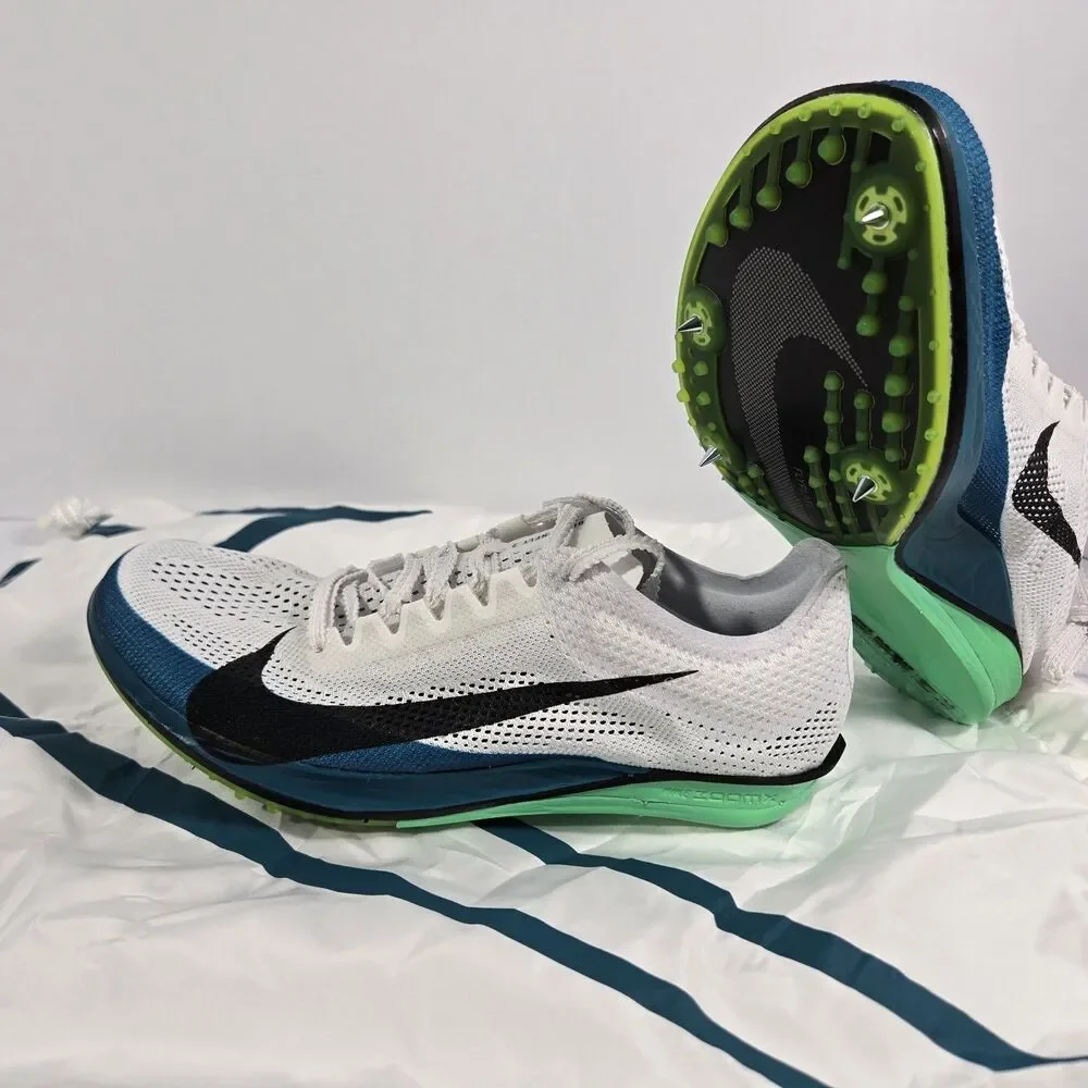 Nike ZoomX Dragonfly 2 Elite White Track Spikes Shoes Mens 5.5 FZ9315-102 Bag